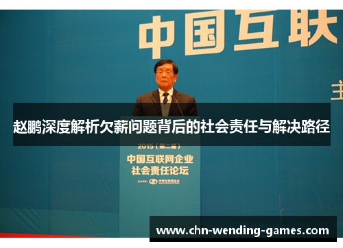 赵鹏深度解析欠薪问题背后的社会责任与解决路径