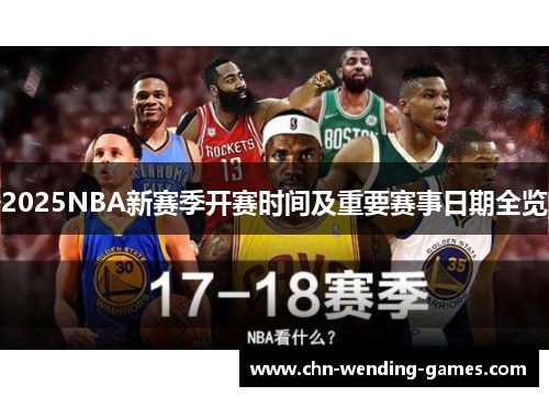 2025NBA新赛季开赛时间及重要赛事日期全览