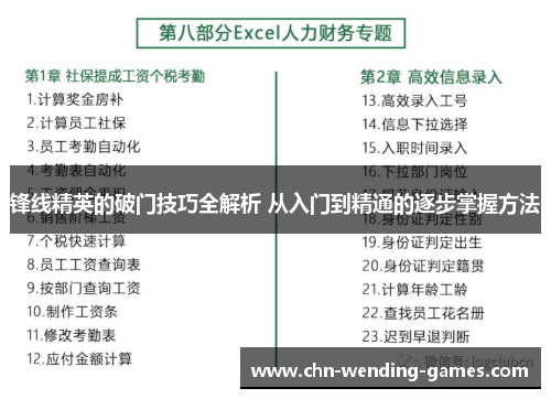 锋线精英的破门技巧全解析 从入门到精通的逐步掌握方法